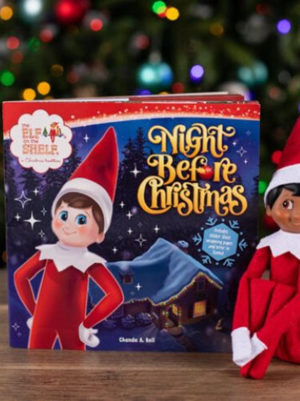 The Elf on the Shelf: Night Before Christmas - Paperback Book by Harper